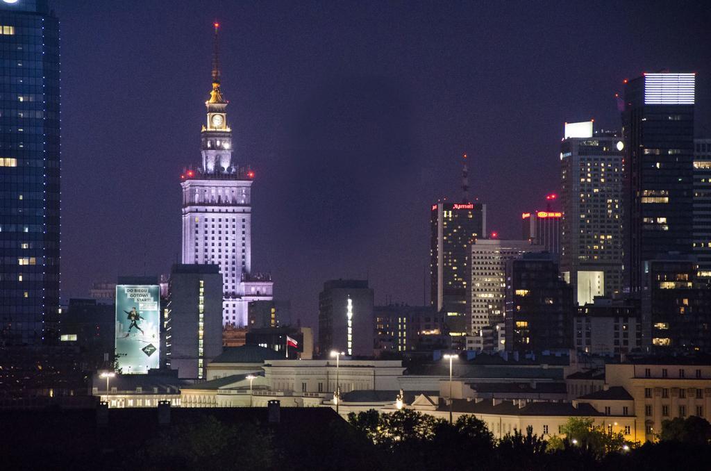 Studio Panorama "Night And Day" Warschau Buitenkant foto